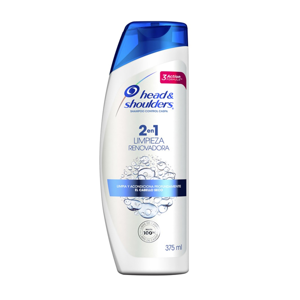 Champu Head &amp; Shoulders  2 en 1 Limpieza Renovadora 375Ml