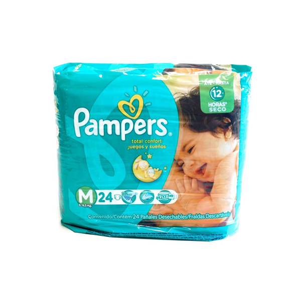 Pañales Pampers Juegos y Sueños Mediano 24 Und