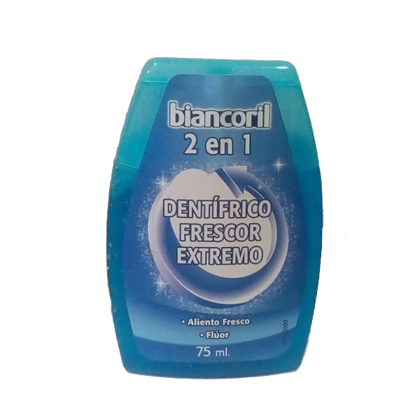Biancoril Dentifrico 2 en 1 Frescor Extremo 75ML