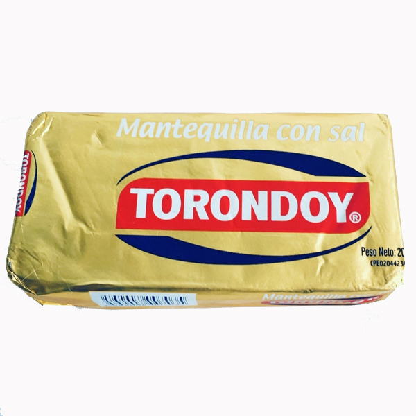 Mantequilla con Sal Torondoy 200Gr (E)