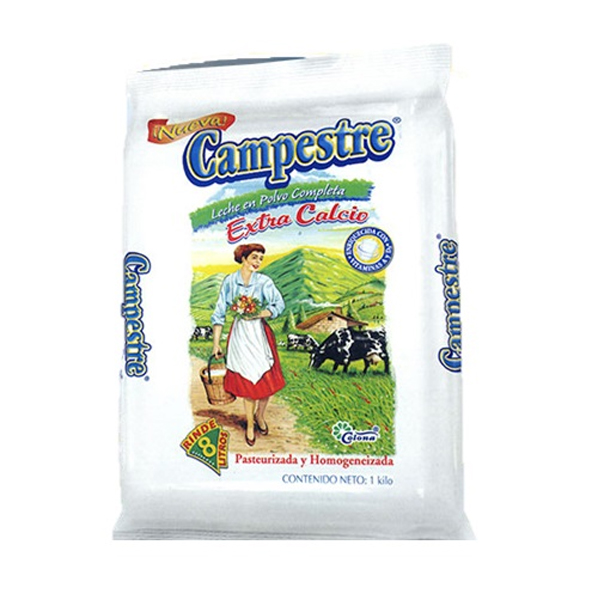 Leche Completa Extra Calcio Campestre  1 Kg (E)
