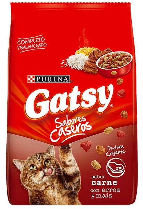 Gatsy Carne con Arroz y Maiz 1Kg