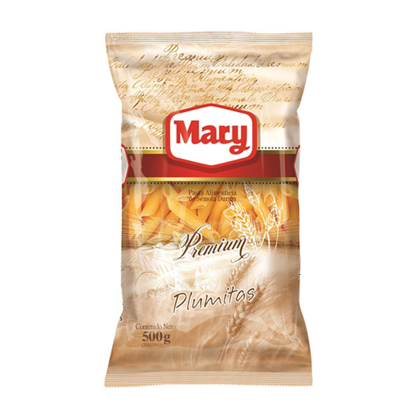 Pasta Mary Plumitas Premium 500Gr (E)
