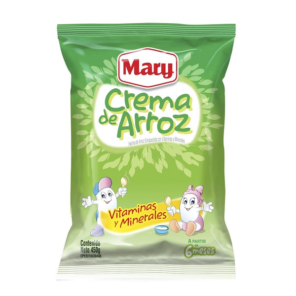 Crema de Arroz Mary 450Gr (E)